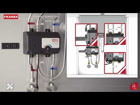 Franke Atlas Neo Sensor Taps   Installation