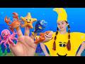 Sea Animals Finger Family What S Inside Baby Shark Surprise Eggs Kids Songs Nick And Poli
