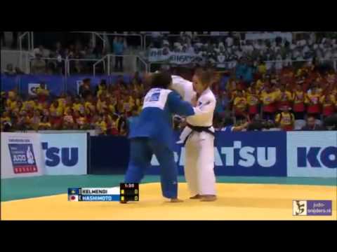 Judo 2013 World Championships Rio de Janeiro: Kelmendi (KOS) - Hashimoto (JPN) [-52kg] semi-final