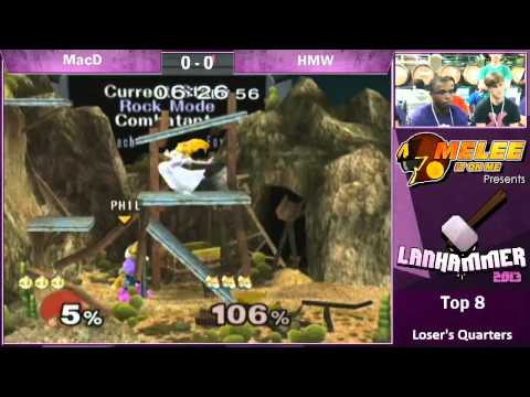 LanHammer 2013 Top 8 - MacD (Peach) vs HomeMadeWaffles (Fox)