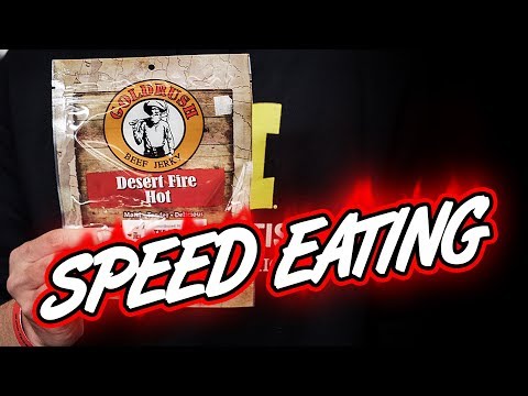 Desert Fire Hot Beef Jerky Challenge | The Jerky Den |...