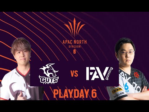GUTS GAMING vs FAV GAMING // Rainbow Six APAC League 2021 - North Division Stage 1 - Playday #6