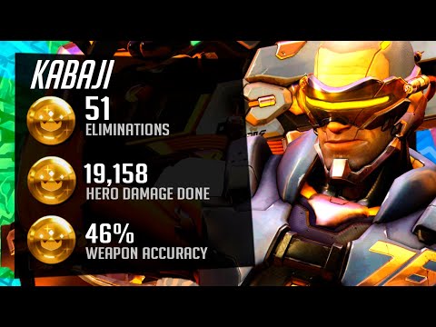 Kabaji Unranked to GM Soldier 76! 51 elims! [ Overwatch Season 31 Top 500 ]