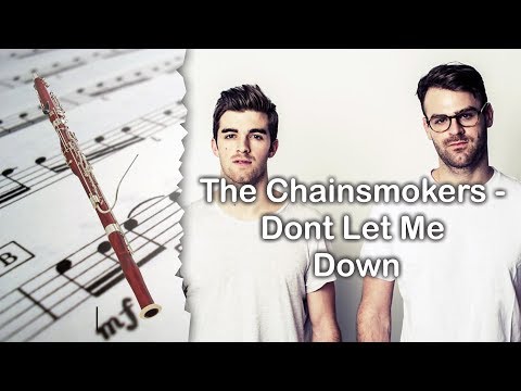Partitura The Chainsmokers   Dont Let Me Down Versión tres Fagot