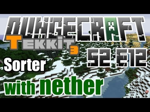 Tekkit: DungeCraft - RedPower Sorting Machine (1 of 2) - S2 E12