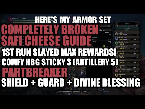 COMPLETE GUIDE: SAFI JIIVA SIEGE | MAXIMUM REWARDS | MHW: ICEBORNE | HBG PARTBREAKER STICKY BUILD