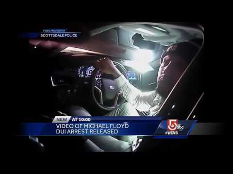 Video of Patriots wide receiver Michael Floyd's DUI arrest released