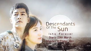 Descendants of the sun in hindi on air from 29th M