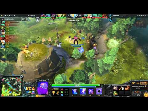 Newbee vs Alliance - Game 1 (WCA 2014) - Whatiship & Vykromond