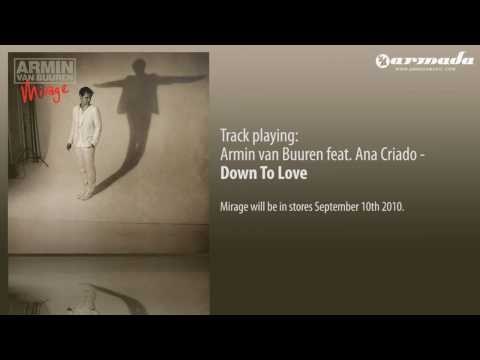 Armin van Buuren feat. Ana Criado - Down To Love