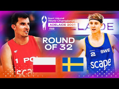 Bryl/Losiak vs. Åhman/Hellvig - Beach World Championships 2025 | Highlights | Round of 32