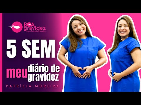 5 SEMANAS DE GESTAÇÃO | Exame de Beta hCG e Sintomas Iniciais | DIÁRIO DE GRAVIDEZ Bebê Arco-Íris