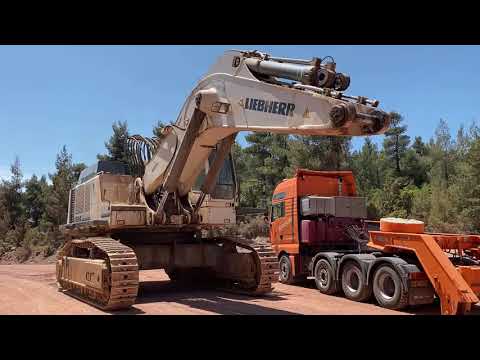 Transporting The Liebherr 984 Excavator - Sotiriadis/Labrianidis Mining