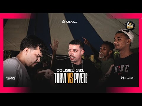 (DEUSES DA GASTAÇÃO 😂😂) PIVETE X TORVI - 2º FASE - BATALHA DO COLISEU - EDIÇÃO 181