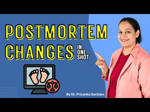 Post Mortem Changes Forensic Medicine One Shot | Rigor Mortis, Algor Mortis & Putrefaction | MBBS