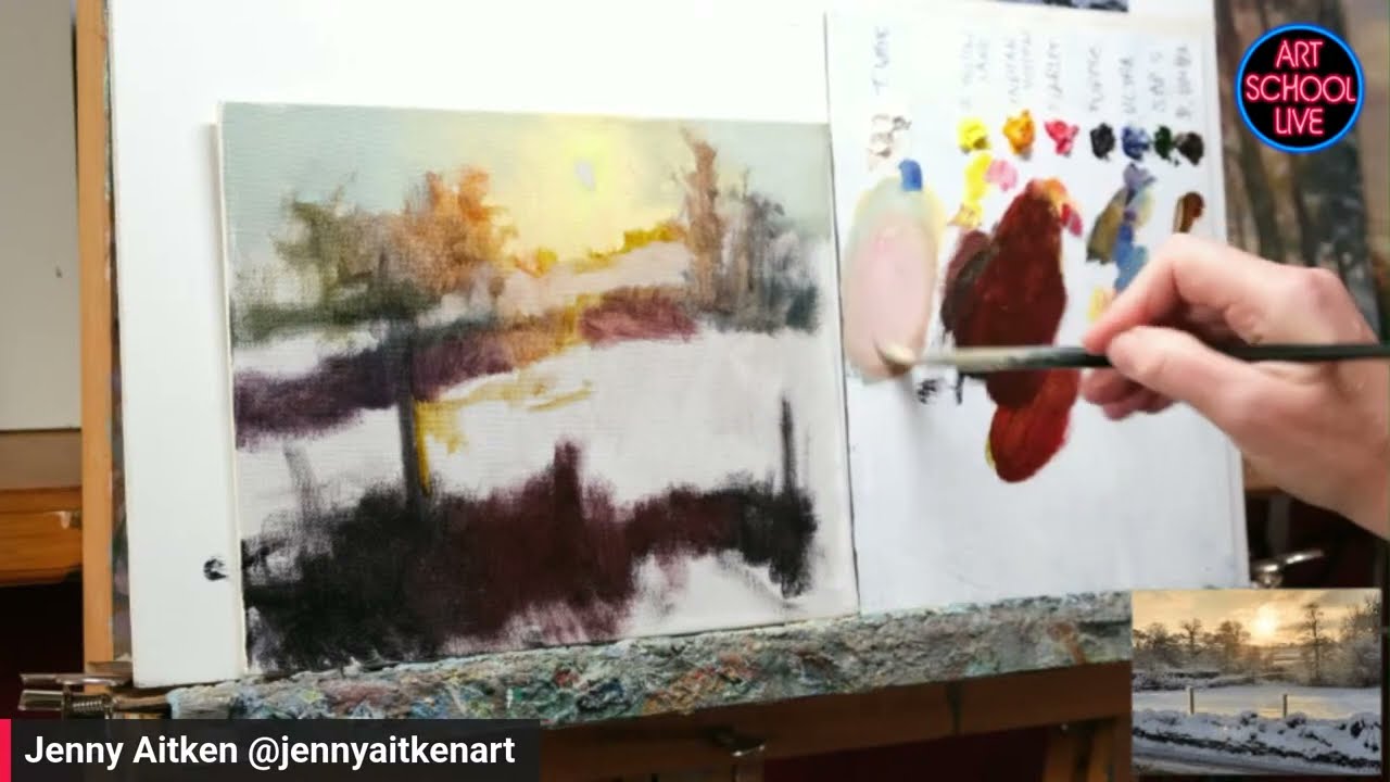 Make your Paintings Sing with Light with Jenny Aitken