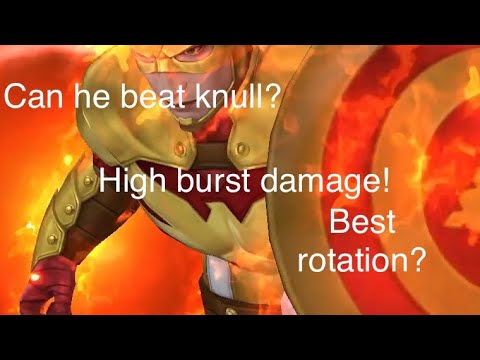 Captain America Phoenix force uniform review. Can he beat knull? - Marvel Future Fight