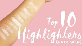 Top 10 Highlighters for FAIR SKIN! | by tashaleelyn