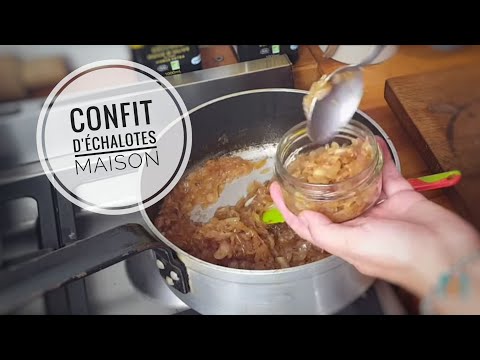 CONFIT D'ÉCHALOTES, RECETTE FACILE
