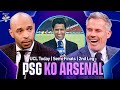 Thierry WANTS PSG To Win The Champions League Now Thierry Reacts To Arsenal Exit UCL Today