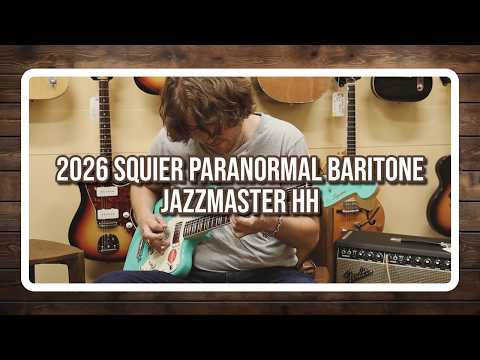 Squier Paranormal Baritone Jazzmaster HH 2026, Seafoam Green image 7