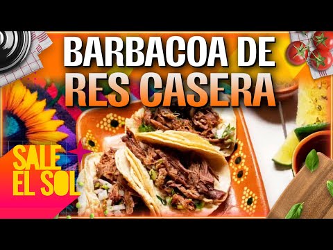 Receta de Barbacoa de Res Casera con la chef Ingrid Ramos y Mauricio Islas | Sale el Sol