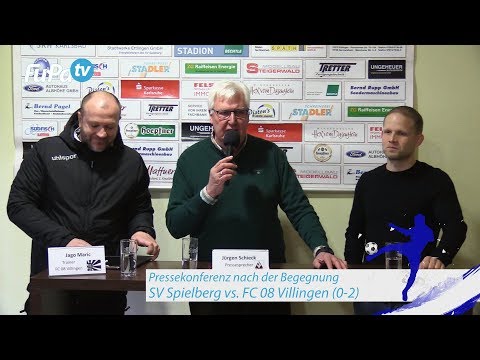 Pressekonferenz nach SV Spielberg vs. FC 08 Villingen am 9.3.2019