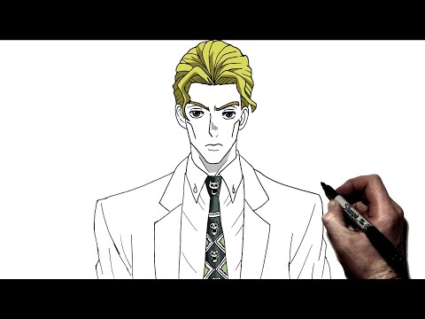 How To Draw Kira Yoshikage | Step By Step | Jojo's...