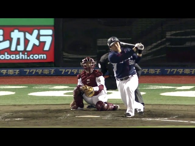 【9回表】ライオンズ・中村 今季初のおかわり弾で突き放す!! 2017/4/12 E-L