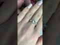 Серебряное кольцо с зеленим аметистом 1.558ct