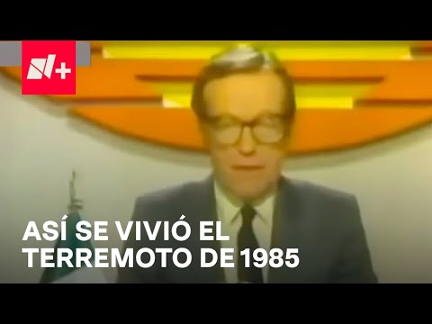 Cobertura del terremoto del 19 de septiembre de 1985 - Las Noticias
