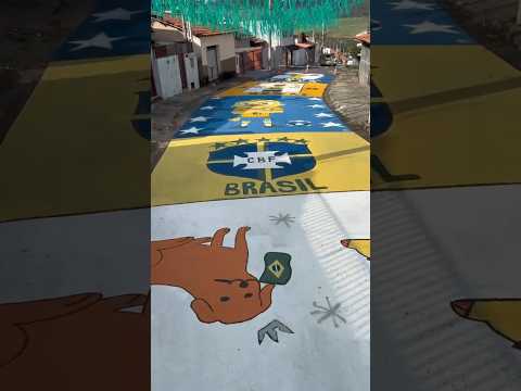 Pintando a rua para a Copa do Mundo 2026 | Tapiratiba, São Paulo
