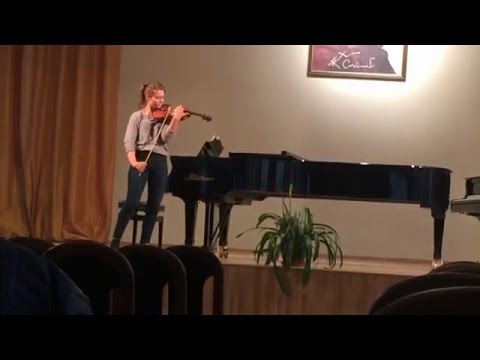 "Paganiniana" of Nathan Milstein. Playing Aušrinė Razgutė