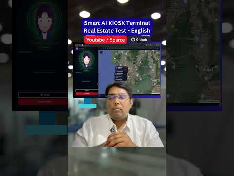 Smart AI Real Estate Kiosk terminal - English test - made with claude code  & Ultravox in 3 days