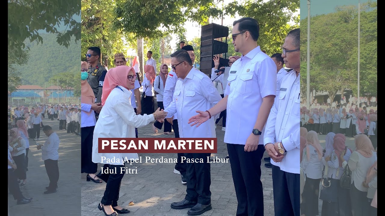 Pemerintah Kota Gorontalo Gelar Apel Kerja Pasca Libur Idul Fitri, Ini Pesan Marten
