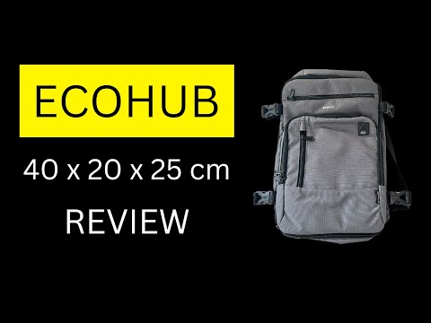 Ecohub Handgepäck-Rucksack 40x 20x 25 cm Review