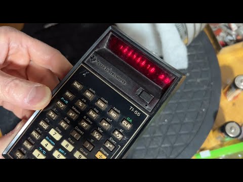 Restoring Function to a 1970s Texas Instruments TI-55 Calculator