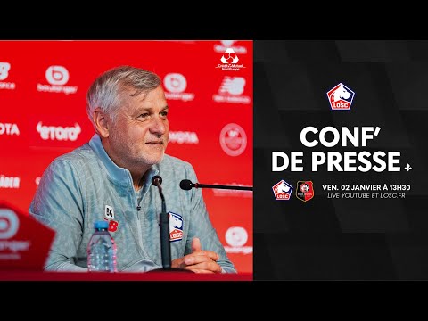 Summary of the press conference before LOSC-Stade Rennais 🎙️🎥