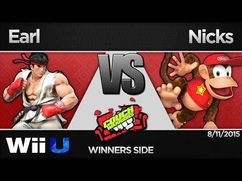 November Ranbat: Earl (Little Mac, Ryu) vs Nicks (Diddy Kong) WR2