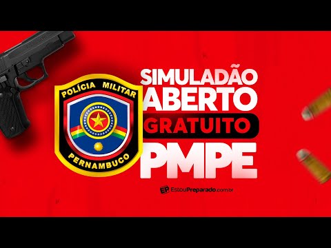 🔴RESOLUÇÃO DO SIMULADÃO ABERTO E GRATUITO PMPE 2026