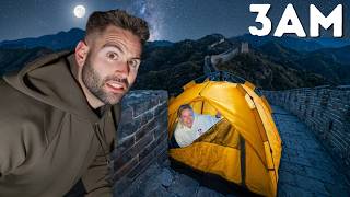 We Got Away With Camping on the Great Wall of China
