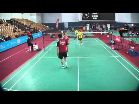 TV Court GJ2013 // Simon Wang & Luise Heim vs. Darren Isaac Devadass & Joyce Wai Choong (1st set)