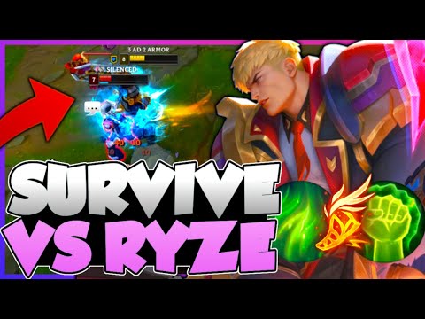 The BEST Runes for Garen vs Ryze Mid Lane (ULTIMATE SURVIVAL) | riste | League of Legends