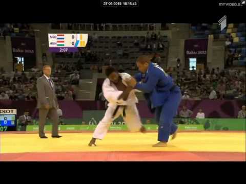 Guillaume Elmont vs Krisztian Toth  European games Baku 2015