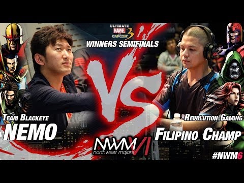 NWM6 UMvC3 Top16 WSF - BE|NEMO (NOV-STR-SPE) vs RG|Filipino Champ (MAG-DOR-DRD)