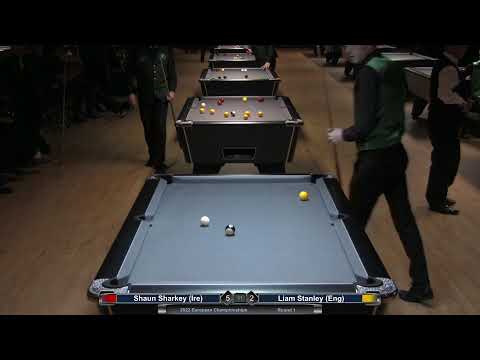2022 European Championships -Shaun Sharkey (Ire) v Liam Stanley (Eng)