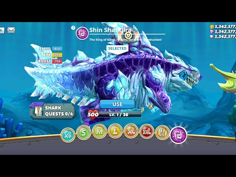 Hungry Shark World || SHIN SHARKJIRA MISSION COMPLETED!!