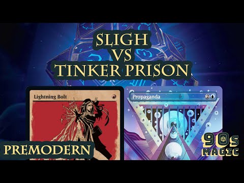 Mono Red Sligh vs Blue Tinker Prison [MTG Premodern]