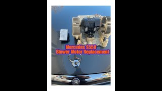 Mercedes Benz S550 W221 Blower Motor and Resistor Replacement