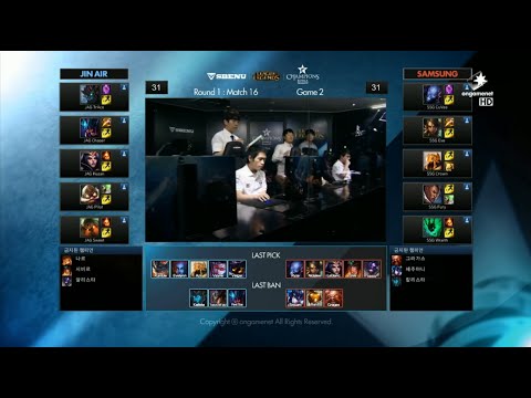 SSG vs JAG Game 2 Highlights - SAMSUNG GALAXY vs JIN AIR GREEN WINGS - W3 LCK Champions Korea Summer